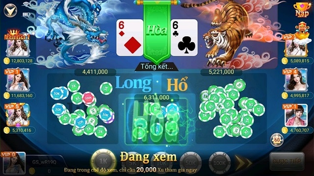 Tìm hiểu chiến thuật đếm bài trong game Rồng Hổ online?